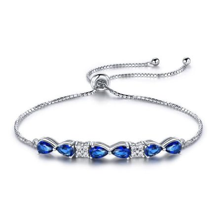 Sapphire Bracelet Adjustable - HER'S