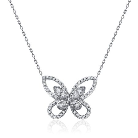 Butterfly Diamond Necklace - HERS