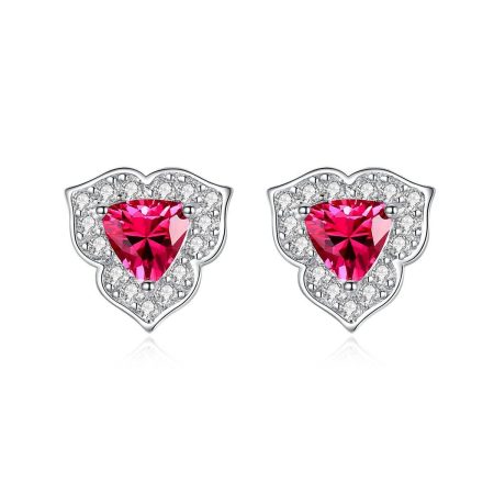 Palace Style Ruby Earrings - HERS