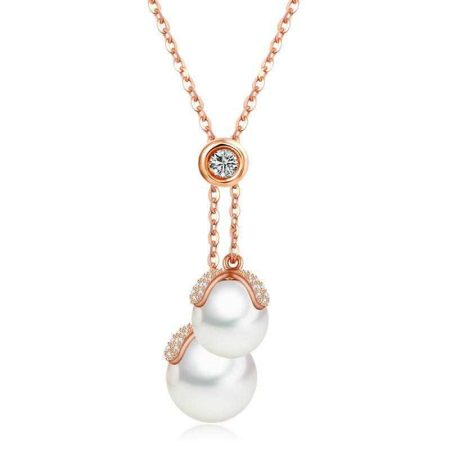 Double Pearl Necklace - HERS