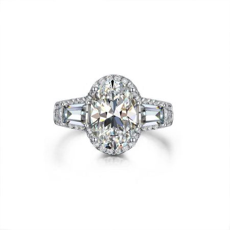 2 Carat Oval Engagement Ring - HERS