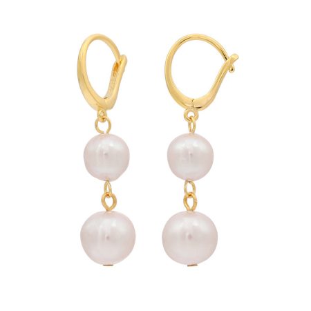 Baroque Pearl Earrings Drop - HERS