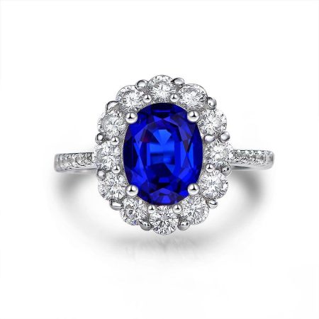 Sapphire Engagement Ring - HER'S