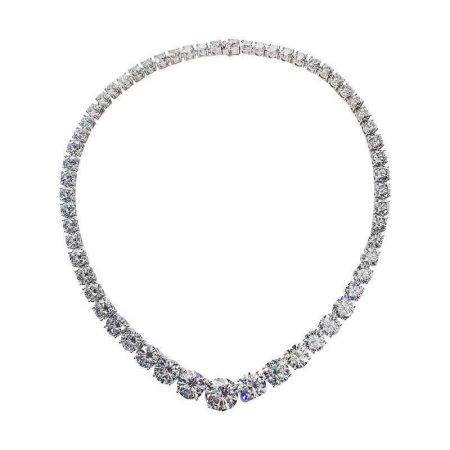 Diamond Tennis Necklace - HERS