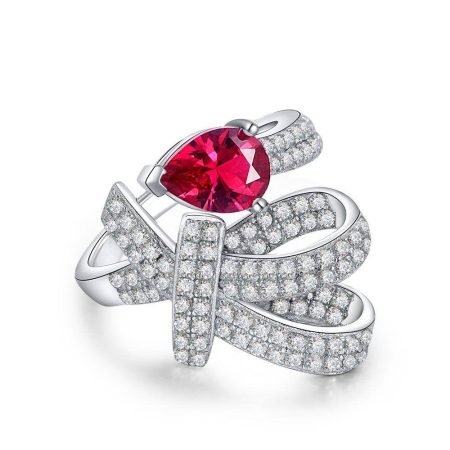Classic Drop-shaped Ruby Ring - HERS