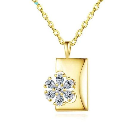 Daisy Flower Square Jewelry - HERS